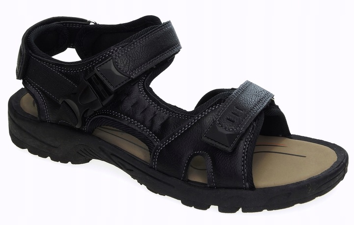 Solidne regulowane sandały klapki