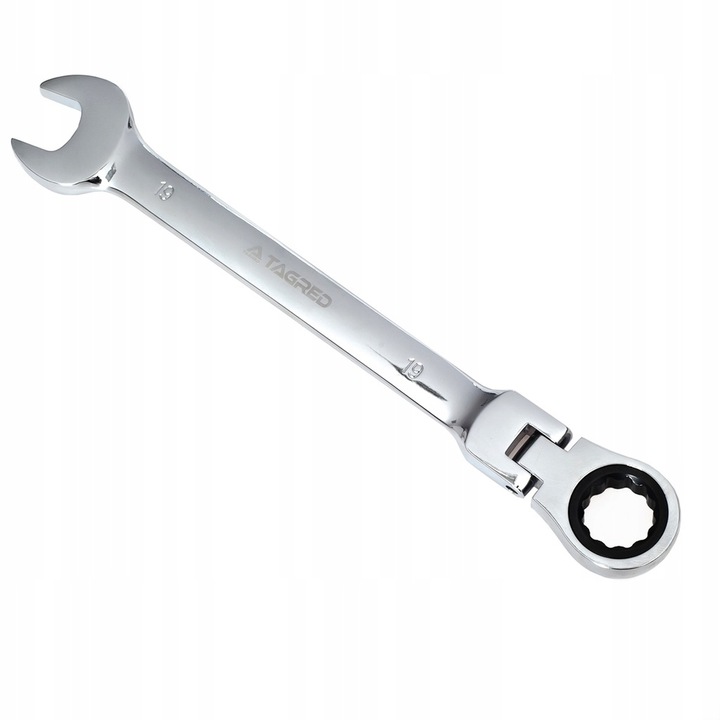 KLUCZE PŁASKO OCZKOWE Z GRZECHOTKĄ ŁAMANE 8-19 7EL MOCNE