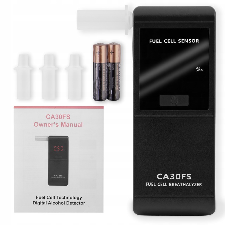 ALKOMAT ELEKTROCHEMICZNY CA-30FS USTNIKI + KALIBRACJA GRATIS