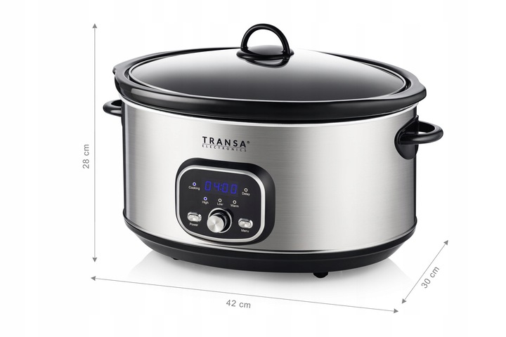 WOLNOWAR Garnek ceramiczny Programator Transa Electronics 6,5L 320W