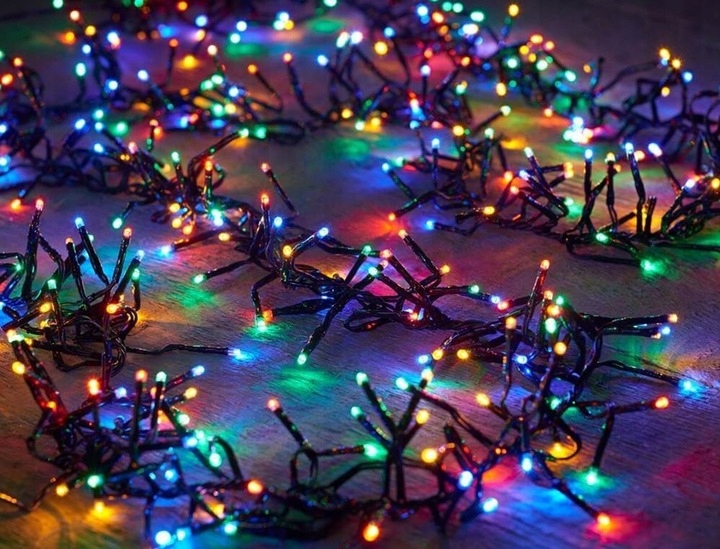 LAMPKI CHOINKOWE 1000LED ZEWNĘTRZNE 10M ŚWIATEŁKA KOLOROWE MULTI GĘSTE