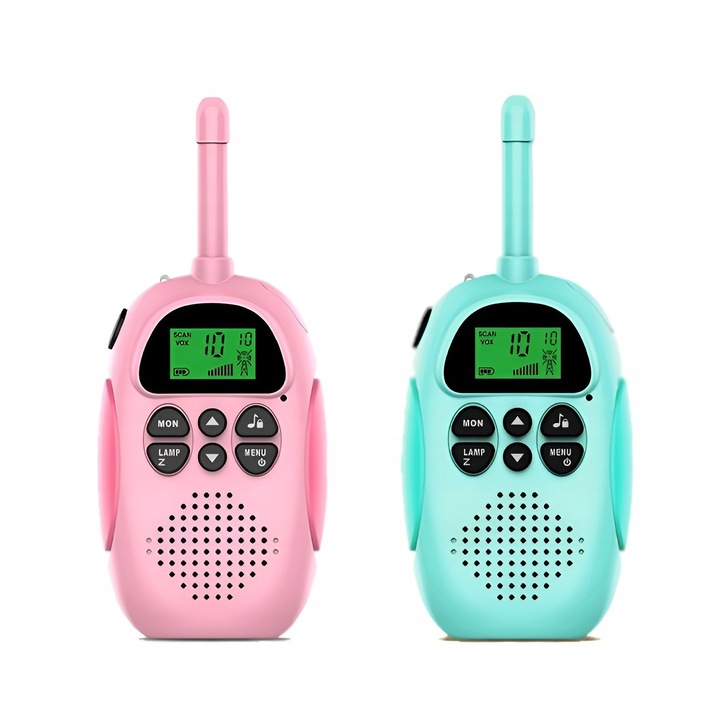 Walkie Talkie dla Dzieci Krótkofalówki Zestaw 2 szt. Zasięg Duży Łoki Toki