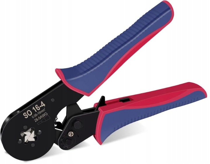 Zaciskarka Praska do Tulejek Kabli Konektorów Przewodów 0,08 mm2 - 16 mm2