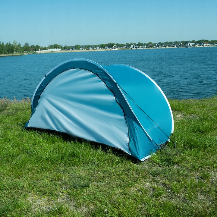 Namiot Plażowy Parawan Samorozkładający na Plażę Basen do Ogrodu 200x120cm