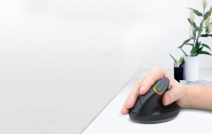 BEZPRZEWODOWA MYSZ PIONOWA DELUX M618DB BLUETOOTH 2.4G 4000DPI RGB