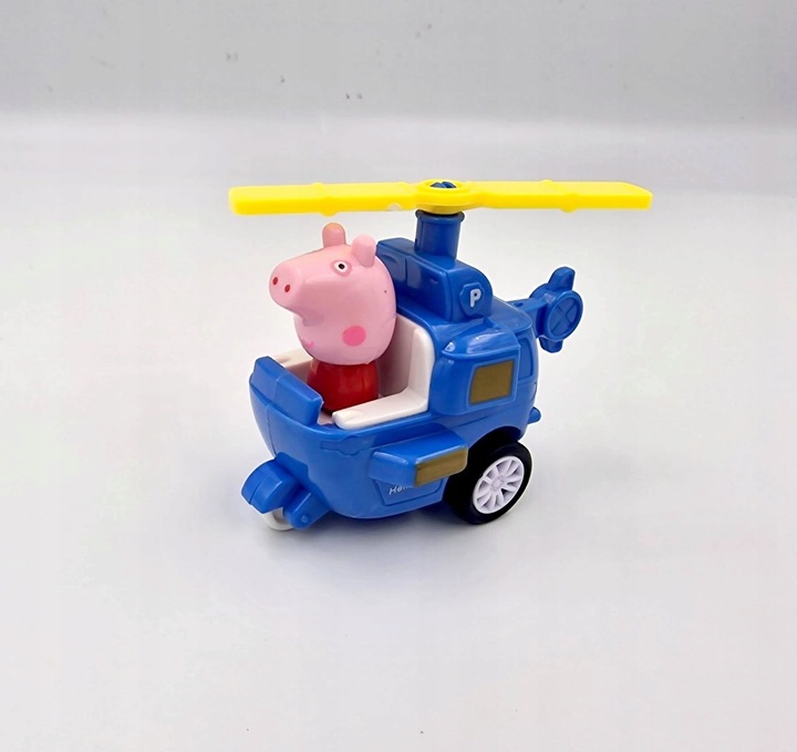 ZESTAW POJAZDÓW ŚWINKA PEPPA FIGURKI + SAMOCHODY 6 SZTUK RUCHOME AUTKA