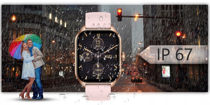 ZEGAREK SMARTWATCH RUBICON DLA DZIEWCZYNKI PREZENT NA KOMUNIĘ +TOREBKA