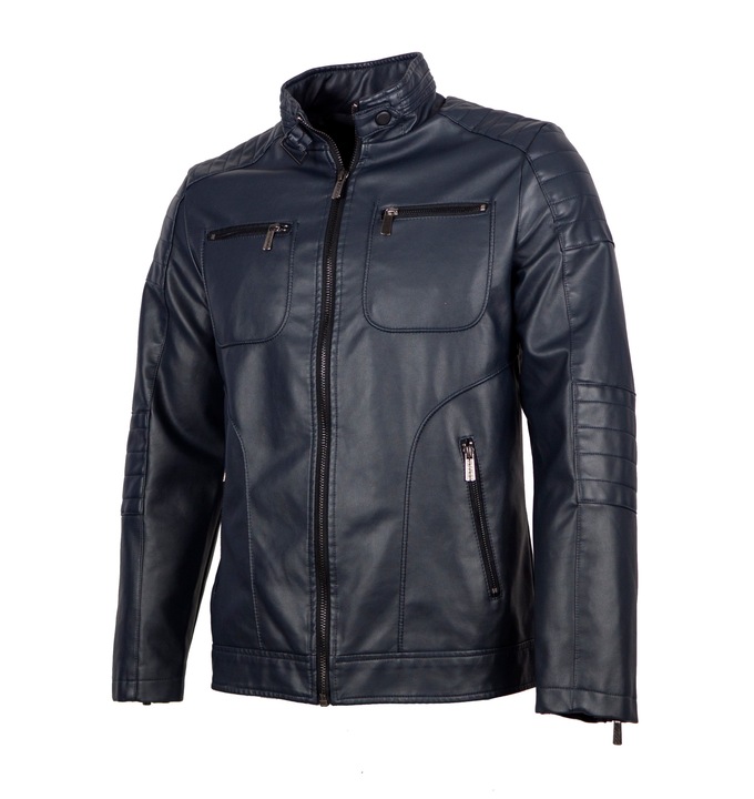 MĘSKA KURTKA SKÓRZANA GRANAT r.XXL REFREE A1406C-1