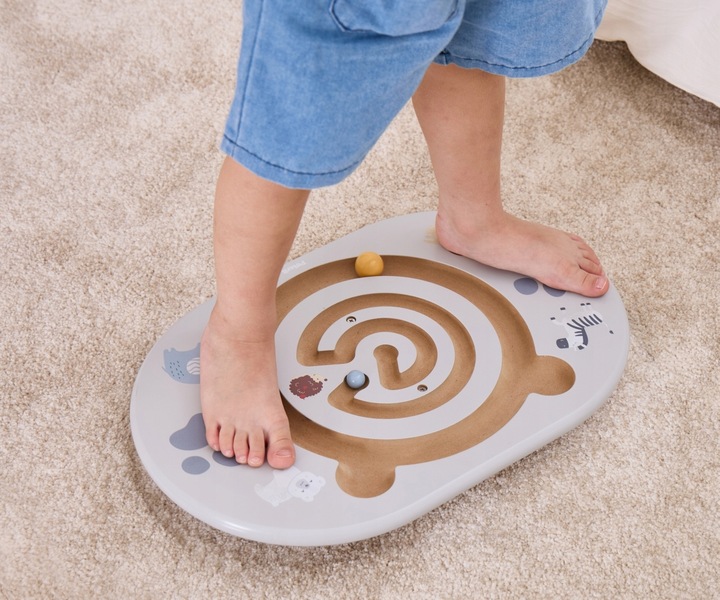 Viga PolarB Balansujący labirynt Miś Kulki Gra Pastelowy Deska Równowaga