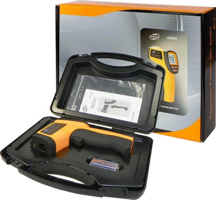 PIROMETR TERMOMETR BEZKONTAKTOWY LASEROWY BEZDOTYKOWY PODCZERWIEŃ -50 +950