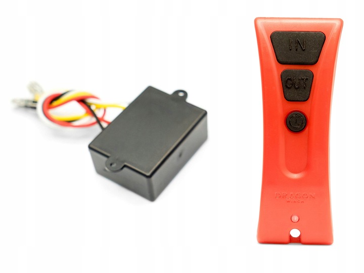 WYCIĄGARKA DRAGON 12V ELEKTRYCZNA WCIĄGARKA linowa pługa quada + pilot