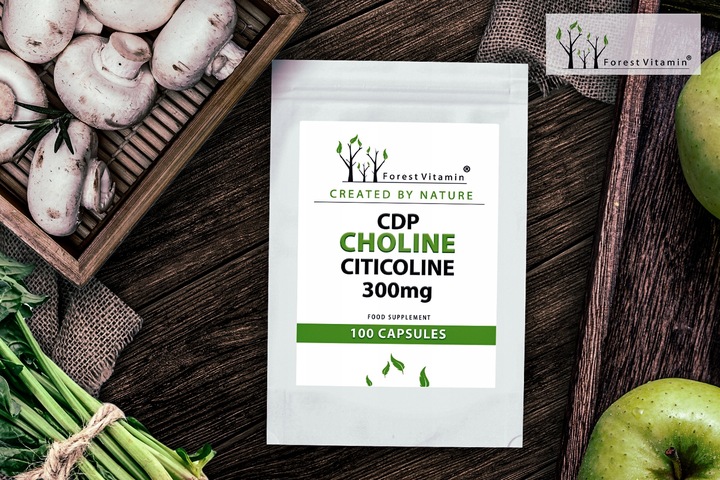 FOREST CDP CHOLINA CYTYKOLINA 60kaps PAMIĘĆ KONCENTRACJA ENERGIA MOCNA