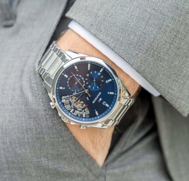 Zegarek męski Tommy Hilfiger na regulowanej bransolecie 5ATM Jakość 1710448