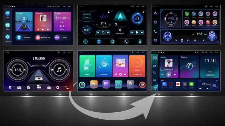 RADIO 7" DO FORD MONDEO FOCUS ANDROID CANBUS