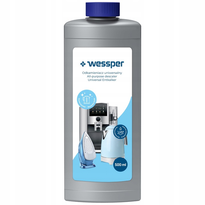 Odkamieniacz Wessper 500ml do ekspresu do kawy + tabletki odtłuszczające