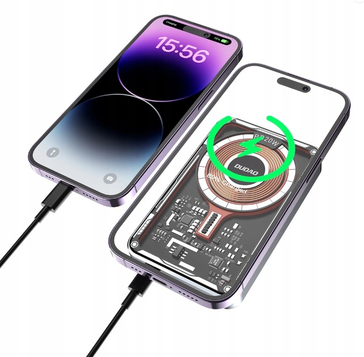 DUDAO POWERBANK BEZPRZEWODOWY 10000mAh 15W MAGSAFE DUŻY POJEMNY POWER BANK