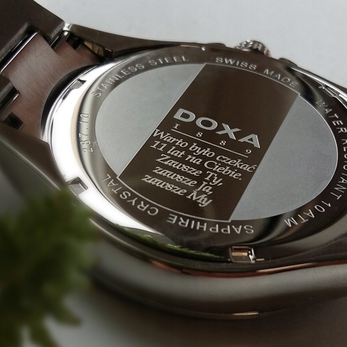 Grawerowanie na zegarku | Prezent dla Każdego
