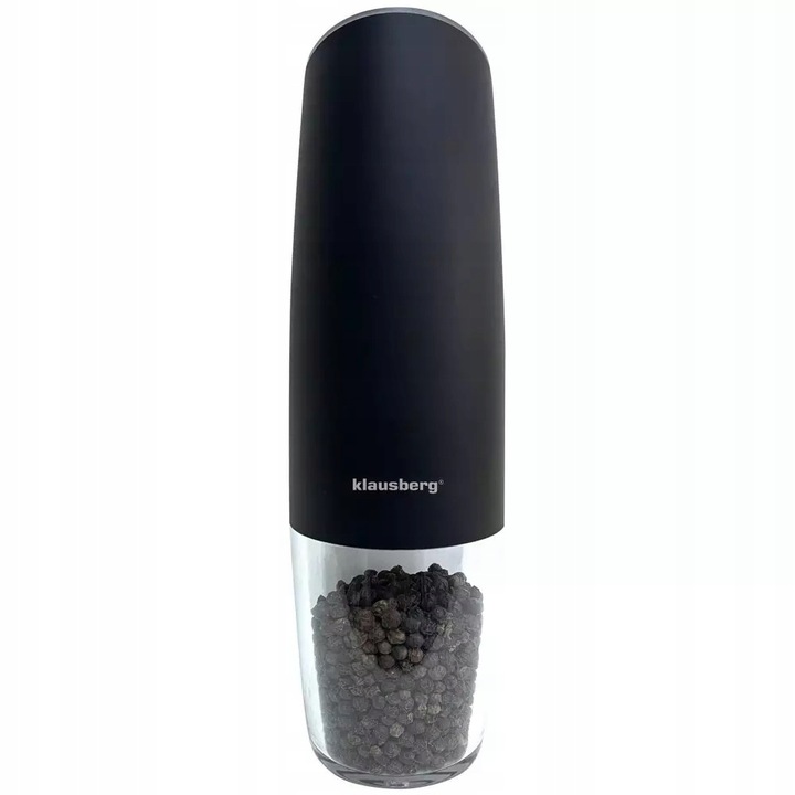 Akumulatorowy GRAWITACYJNY młynek do soli i pieprzu, Przypraw KLAUSBERG
