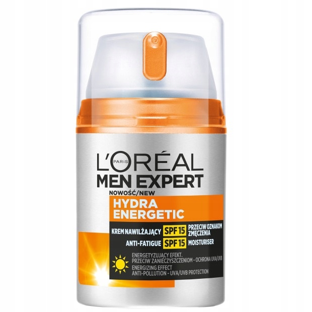LOREAL Men Expert Hydra Energetic krem nawilżający dla mężczyzn SPF15 50ml