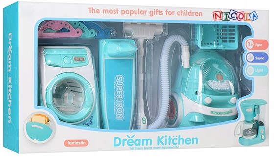 ODKURZACZ PRALKA ŻELAZKO DESKA DO PRASOWANIA 5045