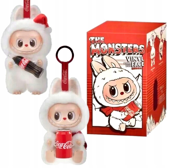 MASKOTKA BRELOK FIGURKA PLUSZAK NIESPODZIANKA LABUBU Coca Cola