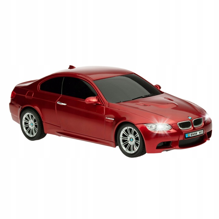 SAMOCHÓD RC AUTO ZDALNIE STEROWANE DLA DZIECI BMW M3 NA PILOTA CZERWONE