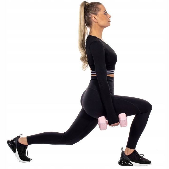 HANTLE 2x2kg ZESTAW CIĘŻARKI HANTELKI DO ĆWICZEŃ W DOMU HEKSAGONALNE