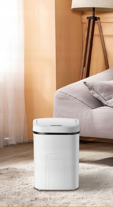 MOZOS Automatyczny kosz na śmieci CZUJNIK RUCHU 15L czarny DUŻY