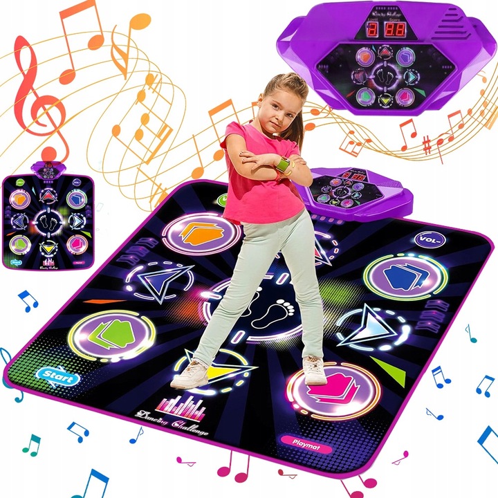 MATA DO TAŃCZENIA MUZYCZNA TANECZNA DLA DZIECI GRA INTERAKTYWNA TAŃCA ZABAW
