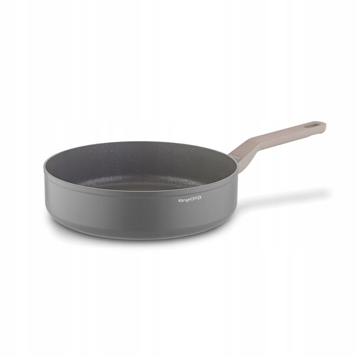 Patelnia na indukcję PATELNIA GŁĘBOKA NON-STICK Z POKRYWKĄ 28cm Pancetta