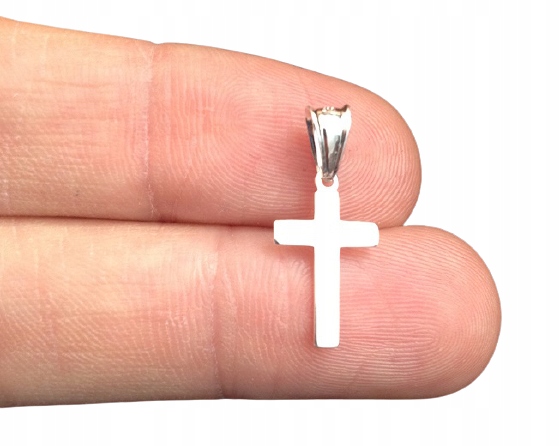 Łańcuszek Srebrny KOMUNIA KRZYŻYK Srebrny 925 KOMUNIJNY (na PREZENT)