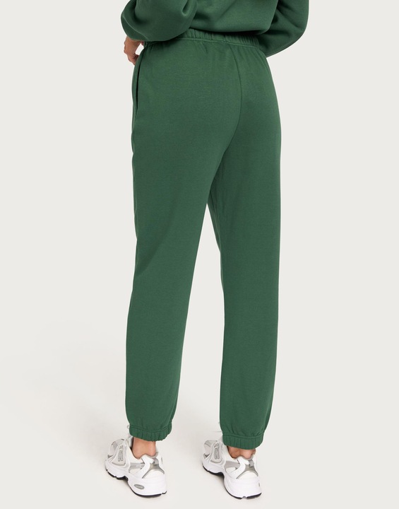 PIECES ZIELONE SPODNIE DRESOWE WYSOKI STAN PV9 NG5__M