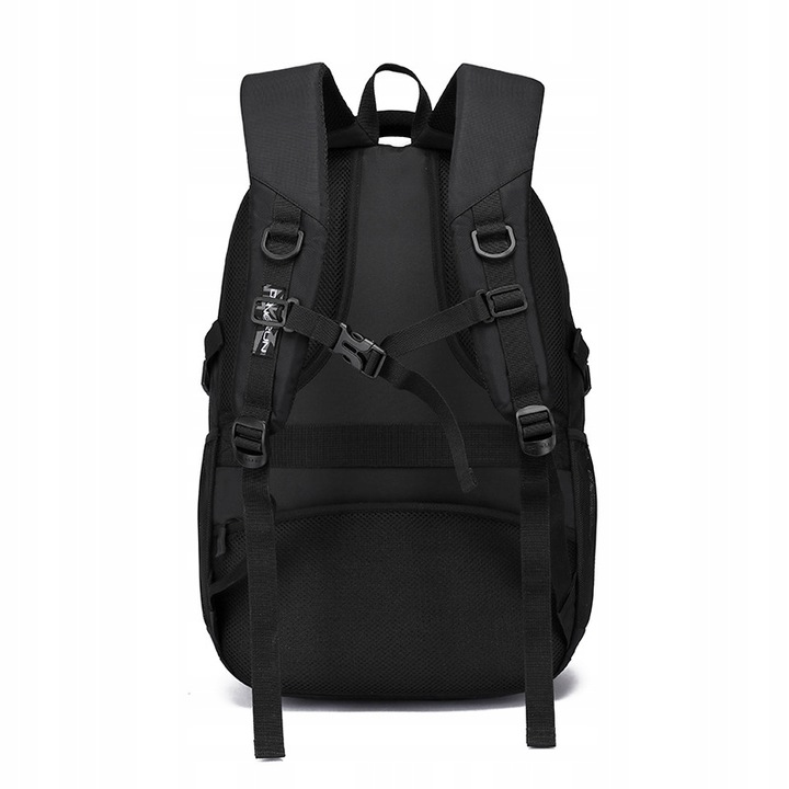 Plecak szkolny wielokomorowy czarny