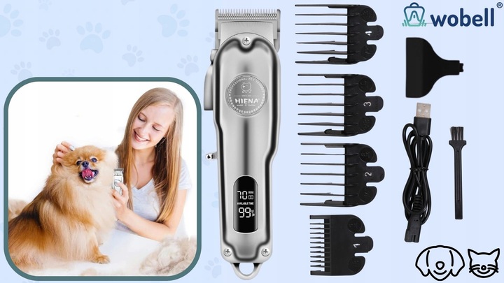 Maszynka do strzyżenia zwierząt dla psa kota golarka cicha profesjonalna