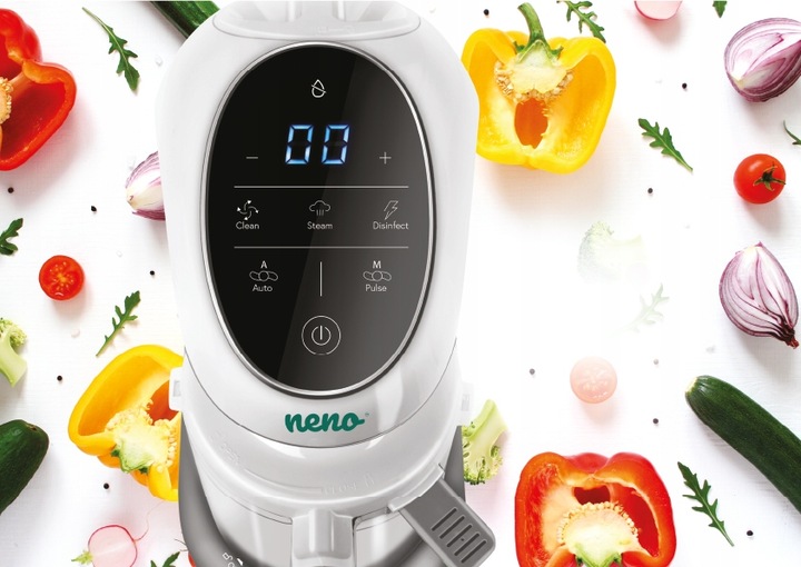 NENO CIBO BLENDER KIELICHOWY DLA DZIECI DO ZUPEK FUNKCJA GOTOWANIA NA PARZE