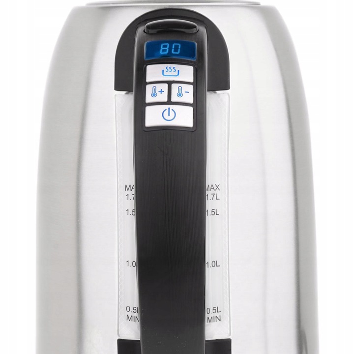 CZAJNIK ELEKTRYCZNY 2200W 1,7L STAL NIERDZEWNA Z REGULACJĄ TEMPERATURY LUND