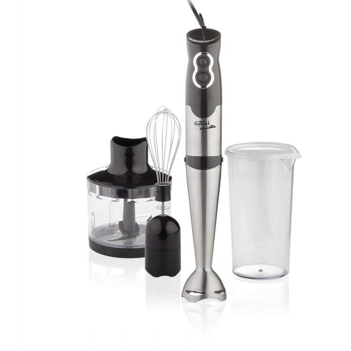 Blender ręczny z pojemnikiem do siekania i ubijania ECO 500W Gallet MIX435