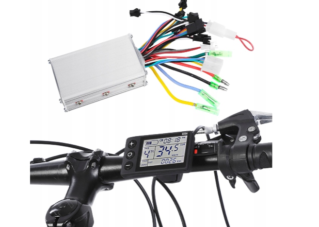 LCD ROWER STEROWNIK KONTROLER 36V 48V 250W 350W