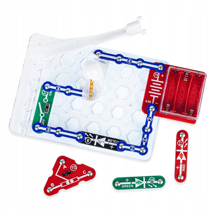 LABORATORIUM ELEKTRONIKI MAŁY ELEKTRONIK ZABAWA NAUKOWA - ZESTAW DLA DZIECI