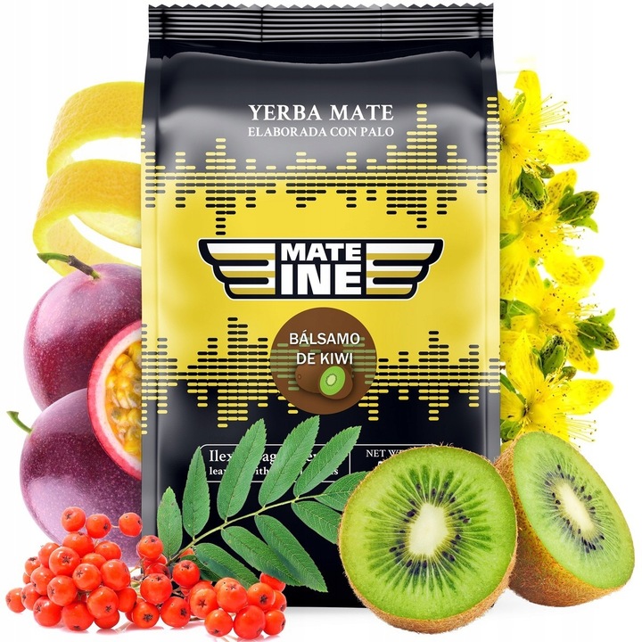 Yerba Mate Mateine Pomarańcza Limon GUARANA 5x500g