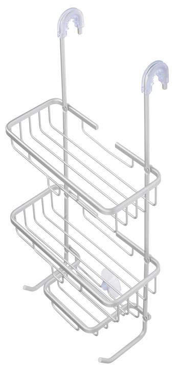 Półka wisząca pod prysznic do łazienki nierdzewna