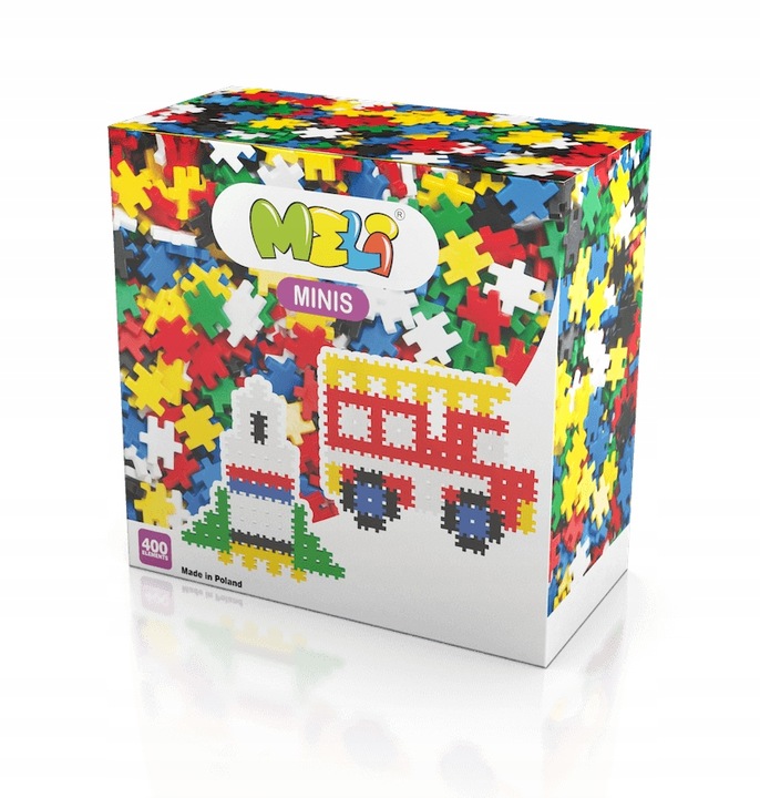 KLOCKI KONSTRUKCYJNE Wafle MELI Minis 400 elementów