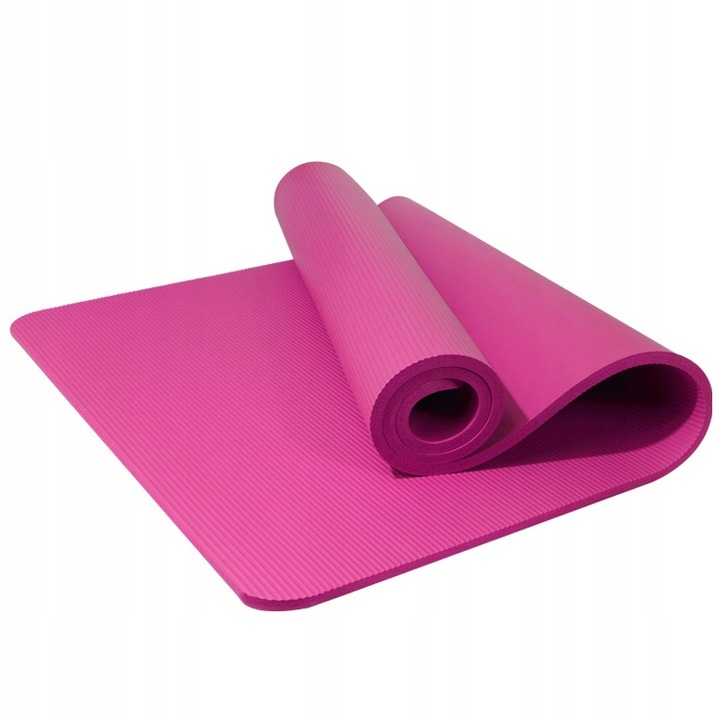 Mata do jogi 185x61x1cm Gruby czarny