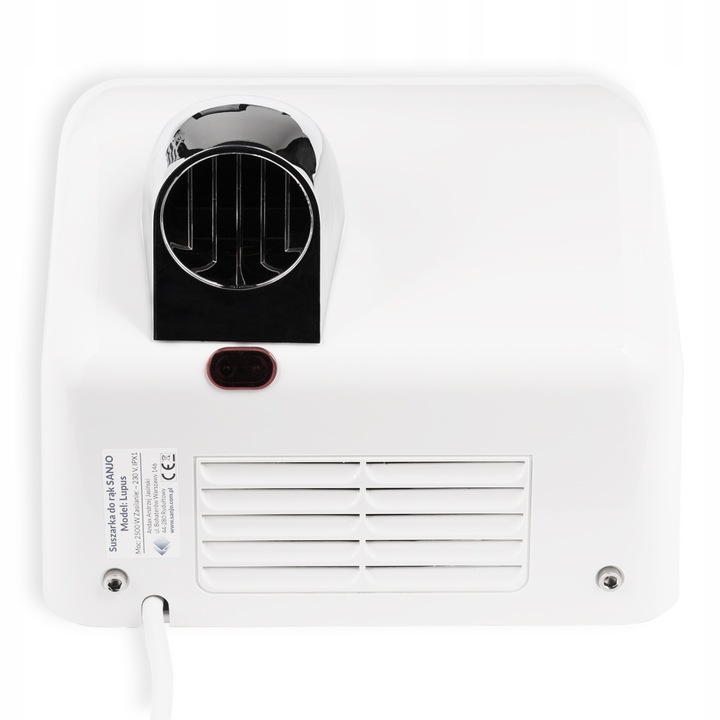 Automatyczna suszarka do rąk Sanjo 2500 W z ruchomą dyszą