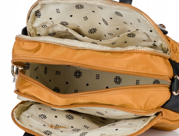 TOREBKA NA RAMIĘ LISTONOSZKA MONNARI PIKOWANA SPORTOWA POJEMNA 3 KOMOROWA