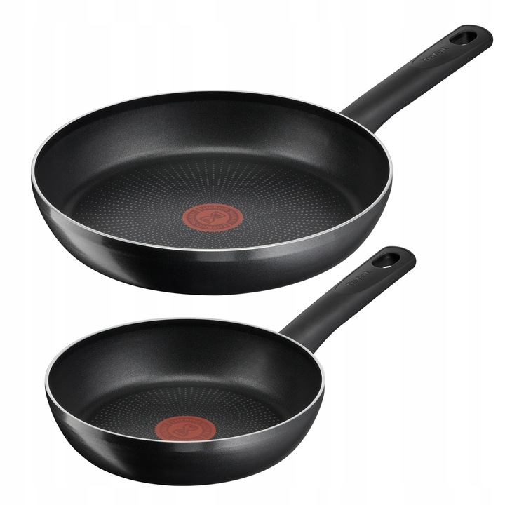 Patelnie TEFAL HARD TITANIUM 20 26cm 2 el gazowe