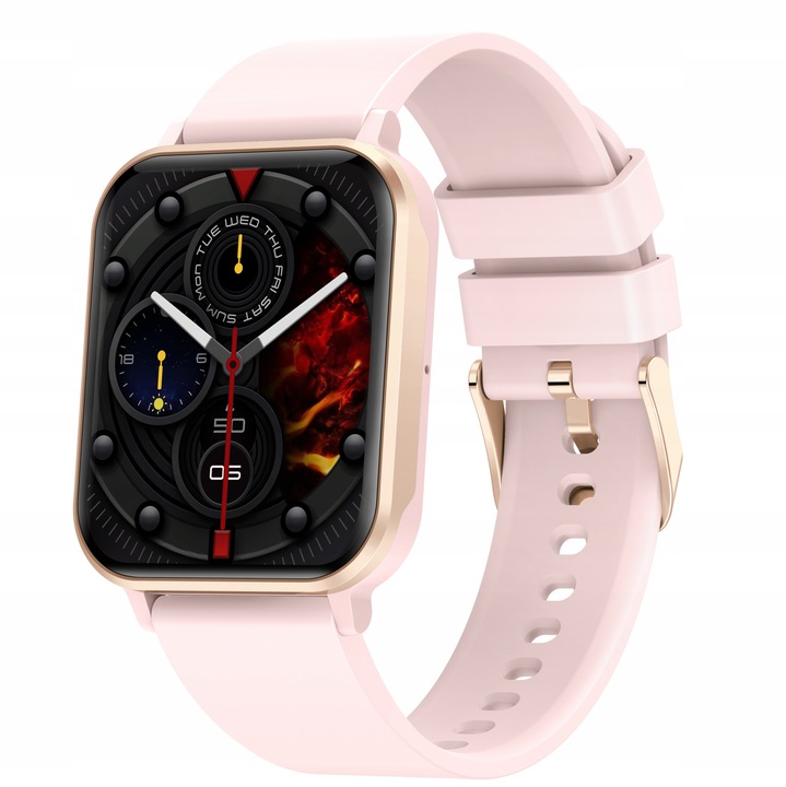 ZEGAREK SMARTWATCH CIŚNIENIE PULS ROZMOWY POL MENU