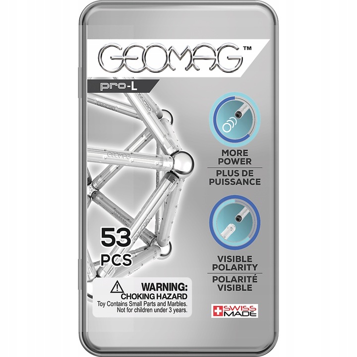 Geomag PRO-L GEO-040 klocki magnetyczne 53 elementy