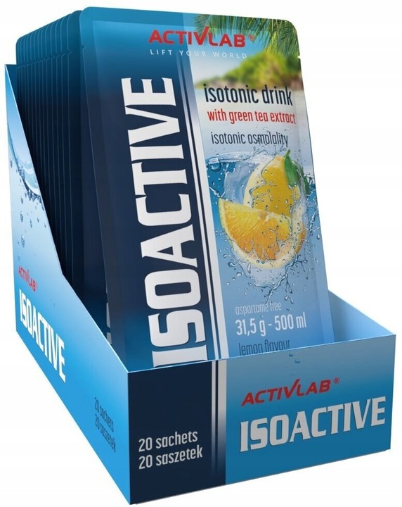 Isoactive IZOTONIK FUNKCJONALNY Cytryna 20szt x2