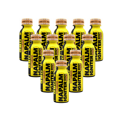 NAPALM JUICE SHOT ZESTAW 12 sztuk po 120ml SZOT PRZEDTRENINGÓWKA FA